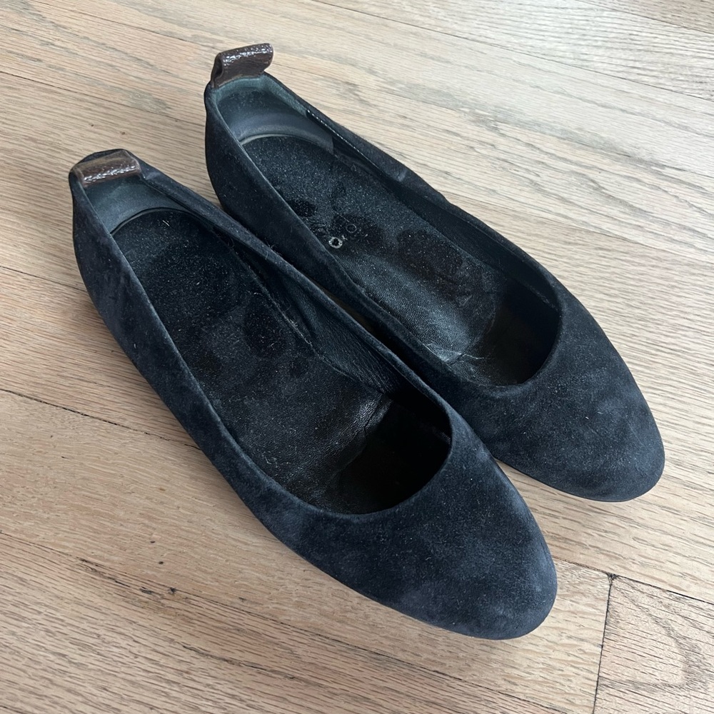 Louis Vuitton Suede Ballerina Flats 36.5